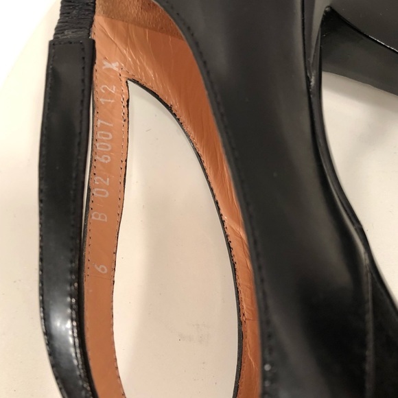 ROBERT CLERGERIE Black Leather | Suede Platforms 6 - Picture 12 of 16
